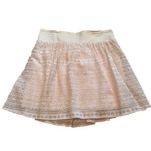 Delia’s Cream Lace Skirt